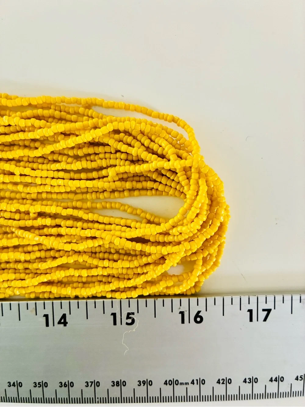 Bright Yellow Multi-Strand Beaded Necklace - Contemporary Women’s Jewelry